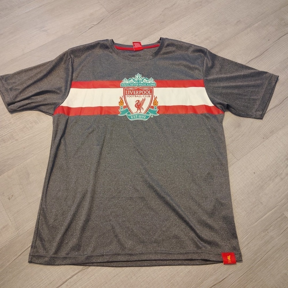 Liverpool Football Club shirt Soccer Large "you'll never Walk Alone" T Shirt